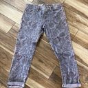 Pilcro  lilac purple patterned jeans Photo 1