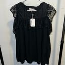 L LOVE  Black Bare Shoulder Blouse NWT A2 Photo 0