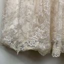 JJ's House  women's ivory lace fit flare mini dress size 4 Photo 2