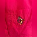 Disney  Vintage Y2K Tigger Sleeveless Button Up Pink XL 100% Cotton Photo 5