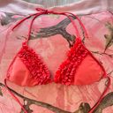 GUESS y2k  mcbling frilly rhinestone bikini top Photo 0