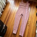 Girlfriend Collective Dusty Rose Scoop Sleeveless Unitard Jumpsuit Sz XL Photo 7