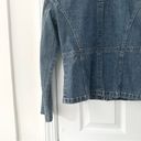 DKNY  Jeans Vintage Y2K Full Zip Utility Pocket Style Peplum Denim Jacket Small Photo 3