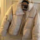 Bershka Cream Colored Puffer Jacket Photo 0