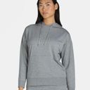 Athletic Works  Womens Hoodie Size Medium 8-10 Gray Lightweight Terry Lining New Photo 4