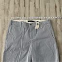 Ralph Lauren Lauren  Short Womens Size 10 Blue White Striped Golf Active Outdoor Photo 2