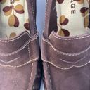 Rampage  womens  brown leather suede loafer size 10 M Photo 3