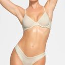 SKIMS  Cotton Jersey T-Shirt Underwire Bra Bone Size 42B Photo 0