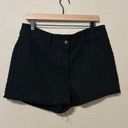 House of Harlow 1960 Black Tweeted Shorts Size Large Photo 0