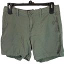 Calvin Klein Jeans Linen Blend Shorts Women’s Size 2 Olive Preowned Photo 0