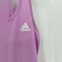 Adidas 🆕 NWOT  Racerback Tank Top Pink Athletic Wear Purple White Size Medium Photo 6