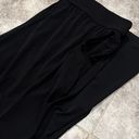 Lane Bryant  Wide Leg Solid Black Elastic Waist Pull On Pants Pockets 14/16 Plus Photo 5