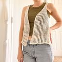 Poof! Poof Open Knit Vest Top Photo 2