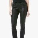 Level 99 Womens Size 27 Coated Black Jeans Leather Look Photo 0