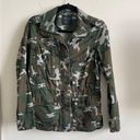 Love Tree  Camouflage Jacket Size Small Full Zip pockets cinch waist Photo 0