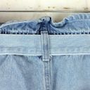 ZARA  Shorts Womens 6US Blue Relaxed Denim Paperbag Super High Waist Utility 4pkt Photo 9