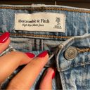 Abercrombie & Fitch  High Rise Mom Jean Distressed Ripped Raw Hem- Size 2 (26R) Photo 8