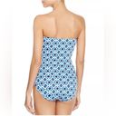 Tommy Bahama  Swim Pansy Shirred Bandeau One Piece Swimsuit, Size 6 Excellent! Photo 3