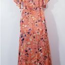 Haute Hippie  Women size Medium Tribe Floral Wrap Maxi Dress Photo 12