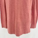 Lou & grey High Low Hem Crewneck Sweater Long Sleeve Pullover Pink Size Medium Photo 11