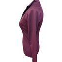 Columbia  Women's "Heavyweight" Omni-Heat Half Zip Burgundy Shirt (#11) Photo 2