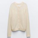 ZARA sweater cardigan jacket knitted button up boho Photo 3