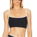 l*space L* Adalyn Bikini Top in Black & Cream Photo 0