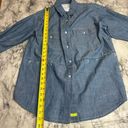 We The Free  Chambray Button Down Blue Top shirt lightweight size Small Photo 4