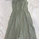 green jumpsuit Size XS Photo 1