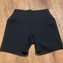 Rbx Active Black High Waisted Biker Shorts Photo 0