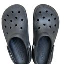 Crocs  Black Unisex Adult Classic Clogs W 8 M 6 Black Photo 1