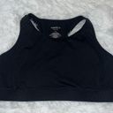 Torrid  size 4 Black Sports Bra with Back Detailing Womens Plus Size 4XL Bra Photo 2