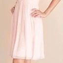 Donna Morgan  Blush Pink Chiffon Strapless Formal Dress 8 Photo 2