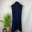 100% Cashmere Blue Open Front Ribbed sweater XS by Pure Amici Photo 2