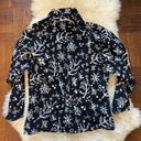 Columbia Rare 90s vintage  high pile fleece Sherpa fleece floral full zip jacket Photo 5