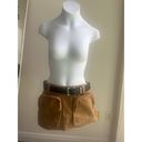 Edikted Pocket Belted Denim Mini Skirt Photo 1