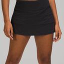 Lululemon Pace Rival Mid-Rise Skirt Black Photo 0