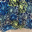 Vera Bradley  blue and green floral long sleeve button down shirt Photo 3