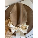 Pacific&Co Nancy Hughes Hat . Vintage USA Made 100% Wool Ribbon Feather Hat Photo 6