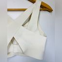 Lululemon  Enlite Bra 32C Cream White Crisscross Back Photo 2