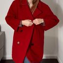 Preston & York  Red Wool Coat Photo 3