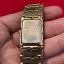 Seiko Womans 22kt gold plate Japan quartz vintage  nugget style watch Photo 3