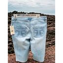 Bermuda REBA LADIES EMBROIDERED LIGHT BLUE DENIM 5 POCKET JEAN  SHORTS NEW 8 Photo 8