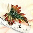 Monet  vintage leaf brooch Photo 7