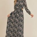 Lush Clothing NWT Lush Long Sleeve Floral Maxi with Side Cut Out Photo 4