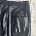 ZARA Leather Straight Leg Pant Photo 2