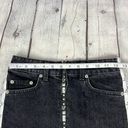 LF  The Brand Black Branded Denim Mini Skirt. Size 26. Like New Condition. Photo 2