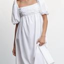 Mango puffed sleeves cotton dress Photo 0