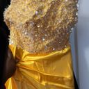 Prom Dress Yellow Size 4 Photo 1