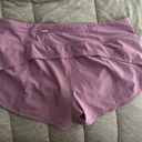 Lululemon Speed Up Shorts 2.5” Light Purple Photo 1